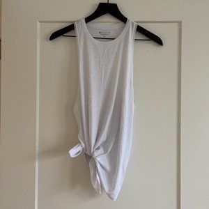 Athleta Tie Tank Top White NOWT